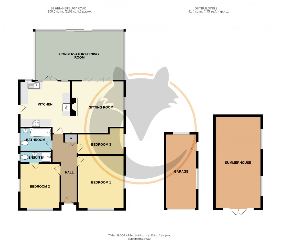 Floorplan for Barton on Sea, New Milton, Hampshire