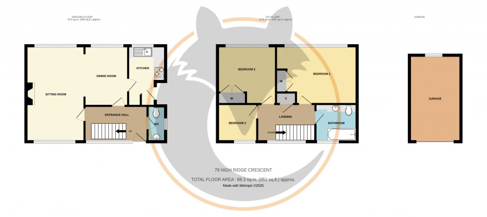 Floorplan for New Milton, Hampshire