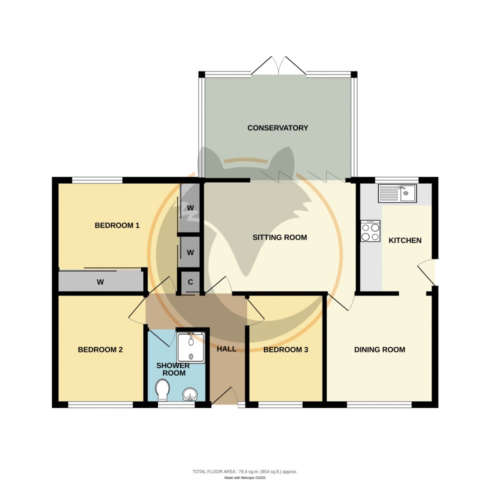 Floorplan for Bransgore, Christchurch, Hampshire